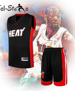 [Đồng phục bóng rổ]- CLB Miami Heat (đen)