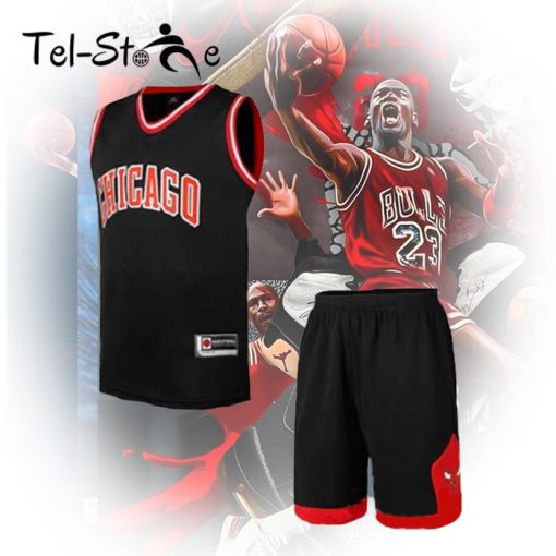 [ Đồng phục bóng rổ ] -CLB Chicago Bulls (đen)