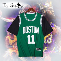 [Áo bóng rổ có tay] - Kyrie (Boston xanh)