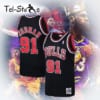 [ Áo Jersey ] Bulls - Rodman (Đen)