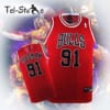 [ Áo Jersey ] Bulls - Rodman (Đỏ)