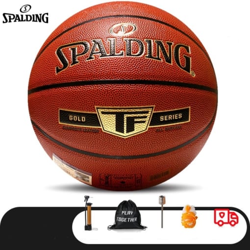 [ Bóng rổ da ] Spalding TF-Gold (kèm kim, bơm mini, túi) - Hình ảnh 2