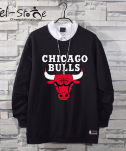 [ Sweater bóng rổ ] - chicago bulls 23 đen